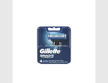 Gillette Blades Mach 3 Turbo 4's